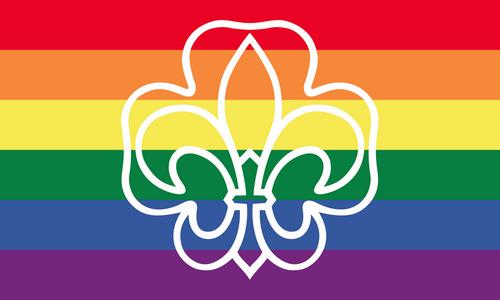 Motiv der VCP LGBTIQ Regenbogenfahne